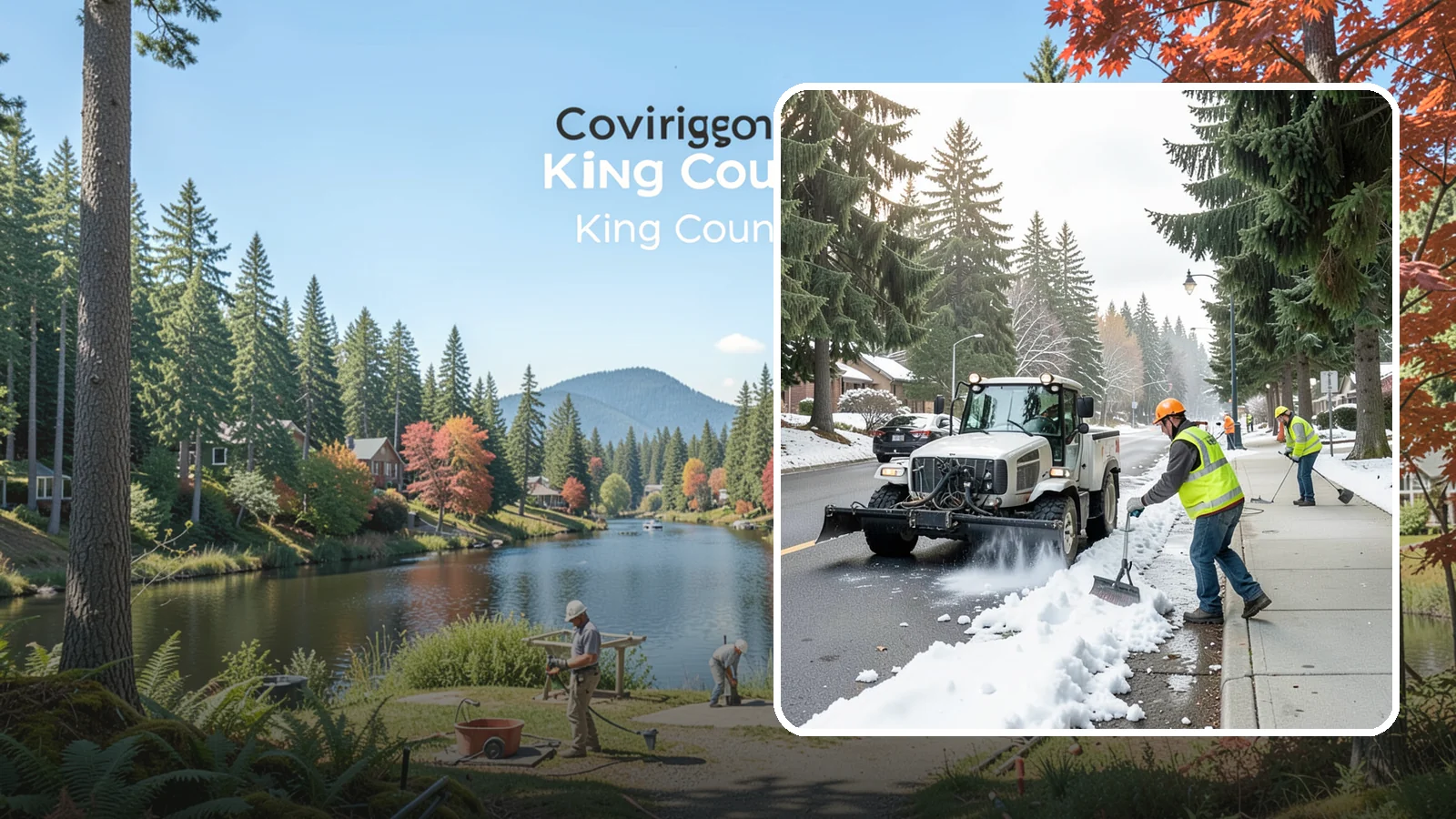 Sidewalk Snow Removal in Covington, King County, WA - Clear public sidewalks, walkways, and pedestrian corridors of snow to maintain safe, ADA-compliant access.