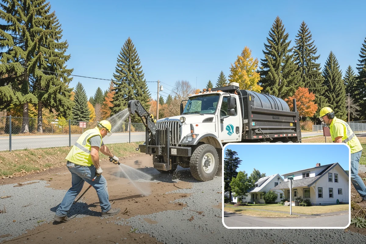 Sidewalk Snow Removal in DuPont, Pierce County, WA - Maintains ADA-accessible width at ramps and crossings