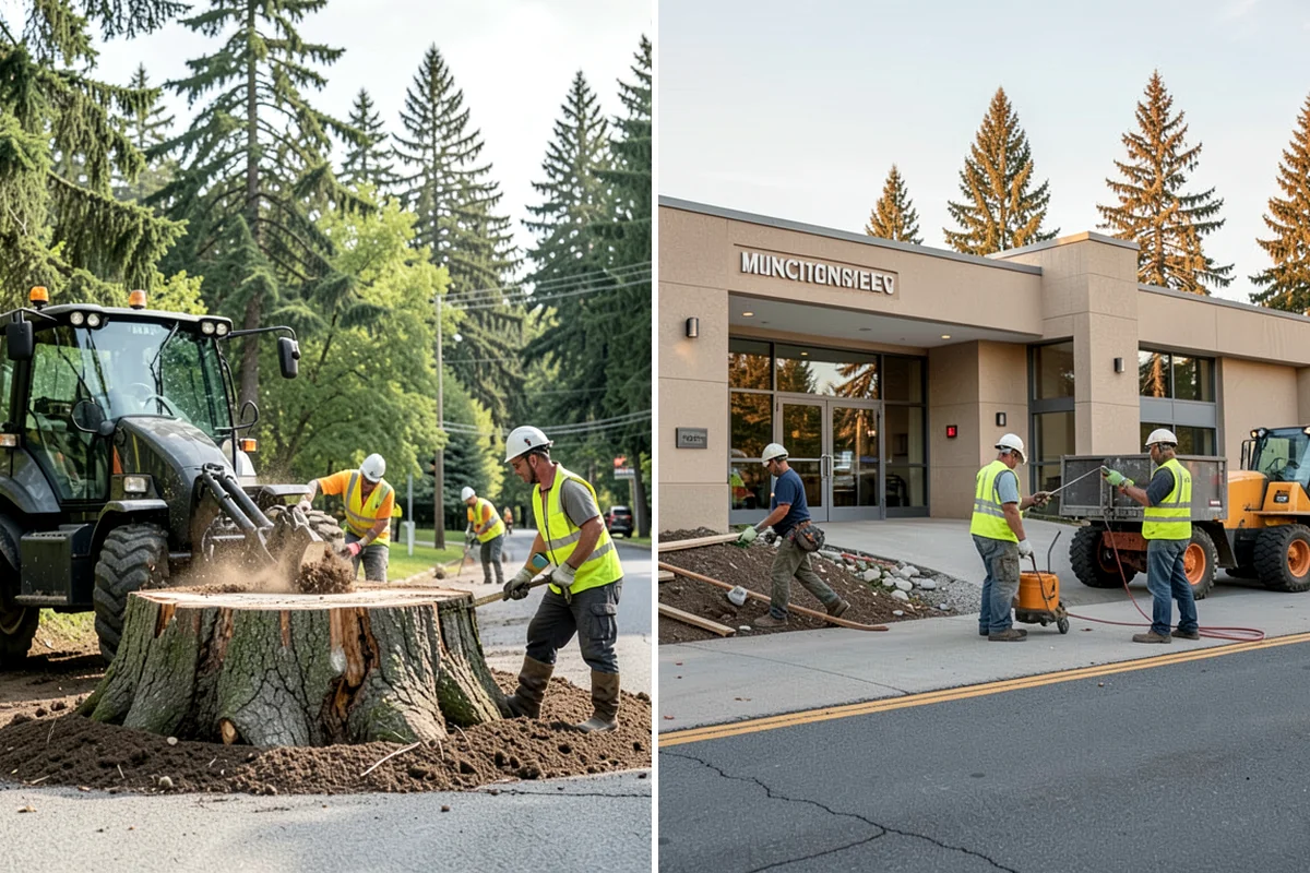 Sidewalk Snow Removal in DuPont, Pierce County, WA - Inventory walkways, ramps, and pads with accessibility priorities