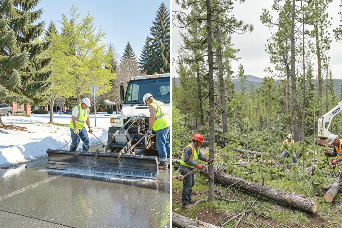 Sidewalk Snow Removal in Duvall, King County, WA - Inventory walkways, ramps, and pads with accessibility priorities