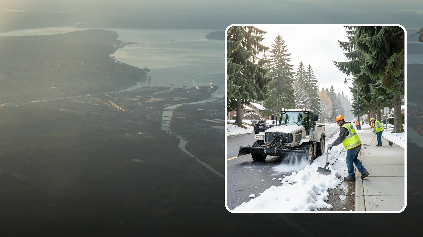 Sidewalk Snow Removal in Fife, Pierce County, WA - Clear public sidewalks, walkways, and pedestrian corridors of snow to maintain safe, ADA-compliant access.