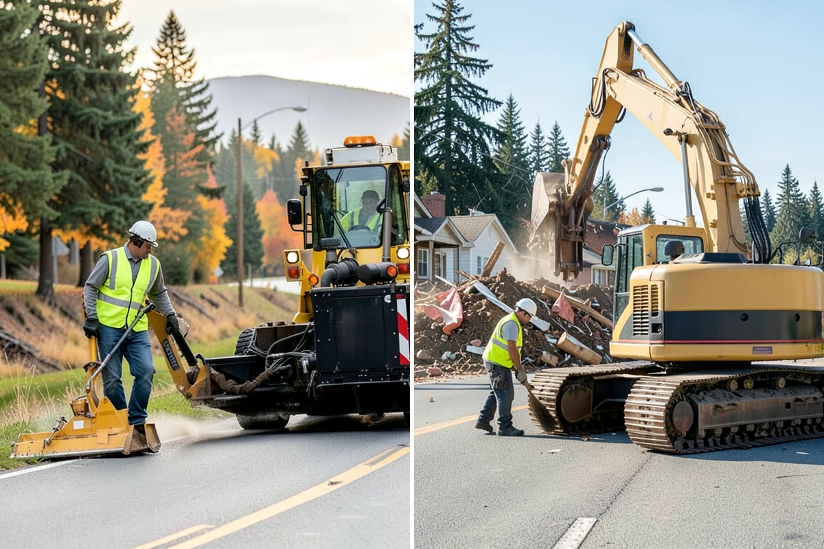 Sidewalk Snow Removal in Fircrest, Pierce County, WA - Inventory walkways, ramps, and pads with accessibility priorities