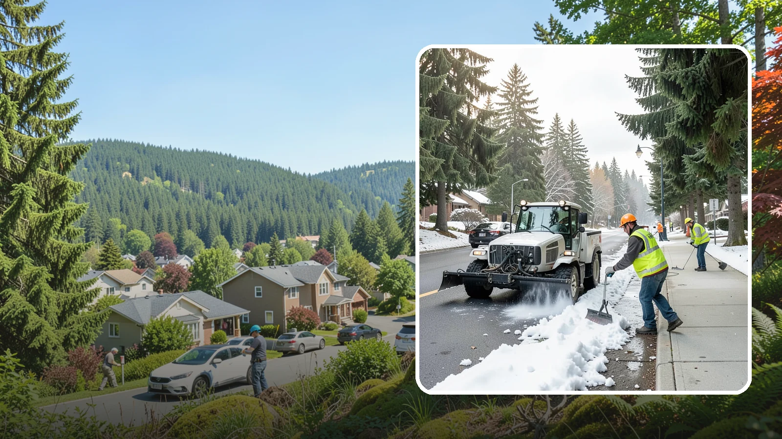 Sidewalk Snow Removal in Index, Snohomish County, WA - Clear public sidewalks, walkways, and pedestrian corridors of snow to maintain safe, ADA-compliant access.