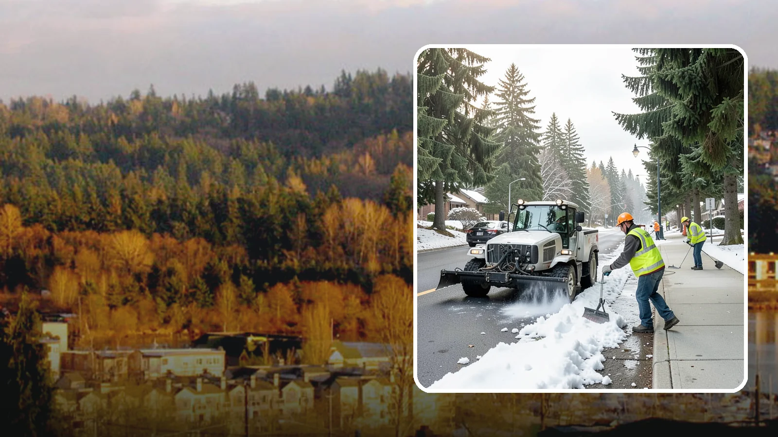 Sidewalk Snow Removal in Kenmore, King County, WA - Clear public sidewalks, walkways, and pedestrian corridors of snow to maintain safe, ADA-compliant access.