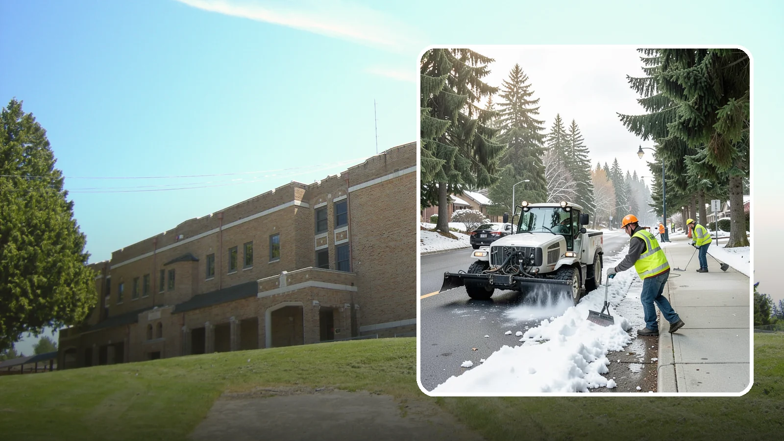 Sidewalk Snow Removal in Maple Valley, King County, WA - Clear public sidewalks, walkways, and pedestrian corridors of snow to maintain safe, ADA-compliant access.