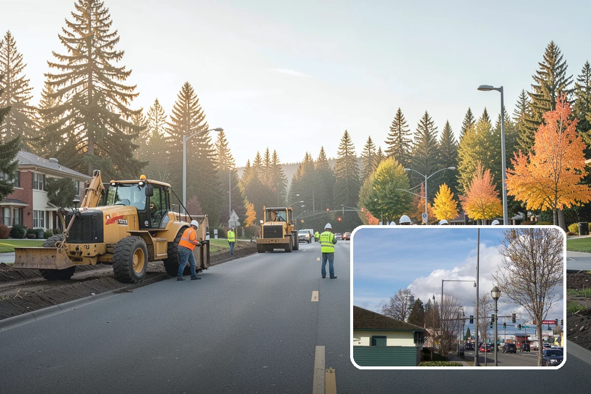 Sidewalk Snow Removal in Marysville, Snohomish County, WA - Maintains ADA-accessible width at ramps and crossings