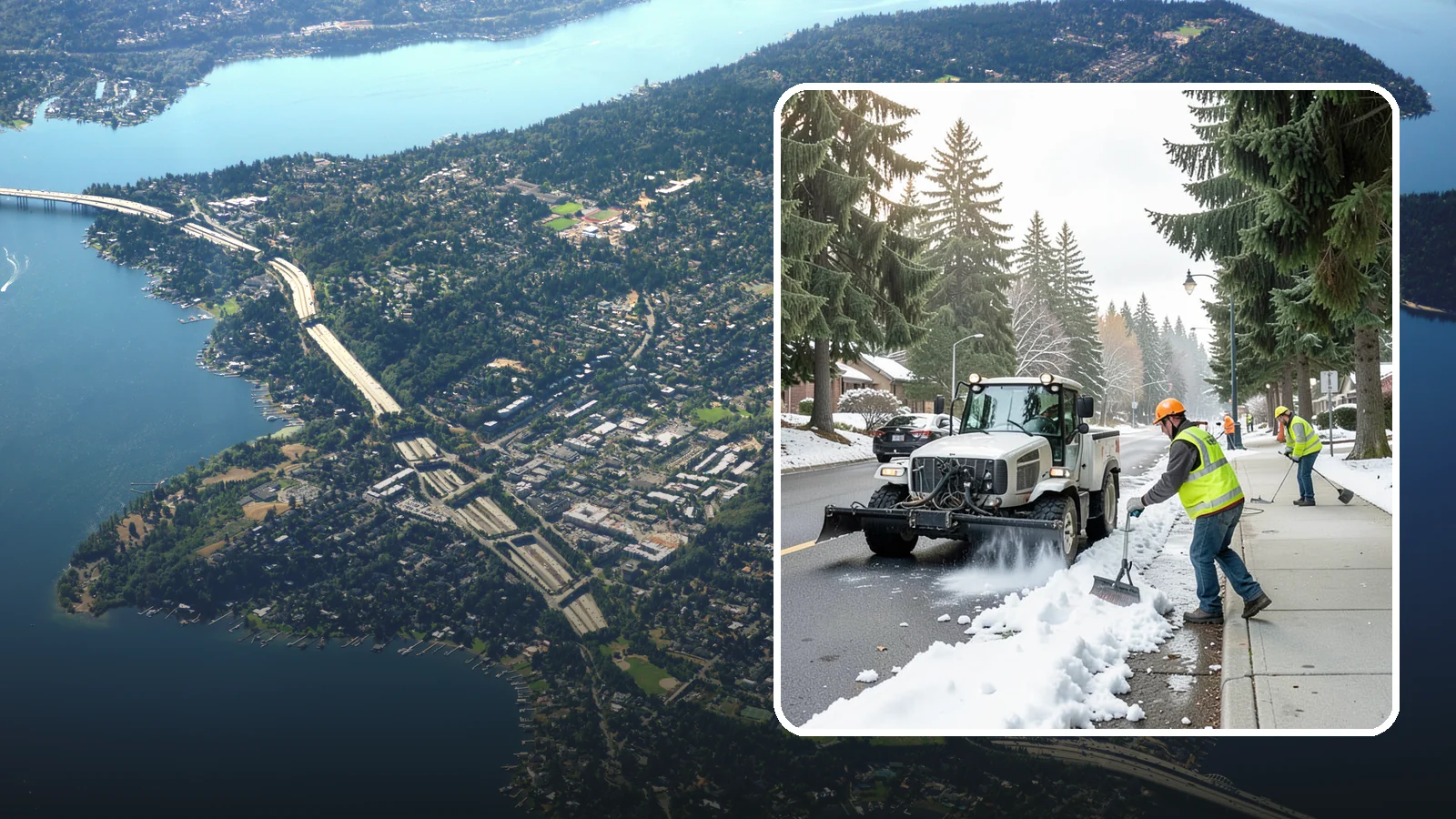 Sidewalk Snow Removal in Mercer Island, King County, WA - Clear public sidewalks, walkways, and pedestrian corridors of snow to maintain safe, ADA-compliant access.