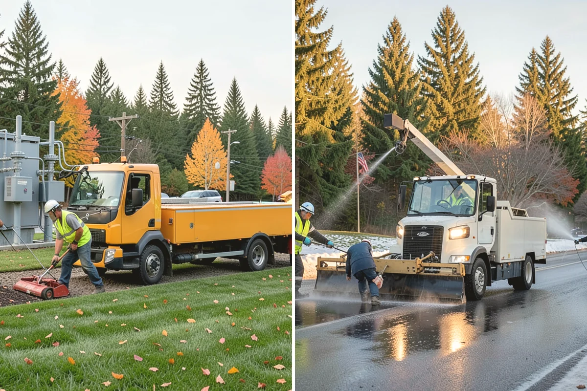 Sidewalk Snow Removal in Mercer Island, King County, WA - Inventory walkways, ramps, and pads with accessibility priorities