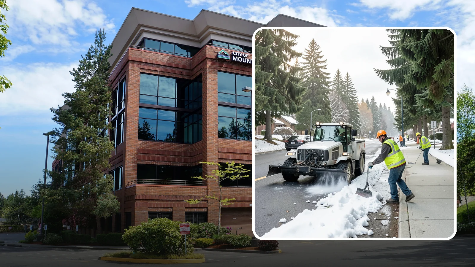 Sidewalk Snow Removal in Mountlake Terrace, Snohomish County, WA - Clear public sidewalks, walkways, and pedestrian corridors of snow to maintain safe, ADA-compliant access.