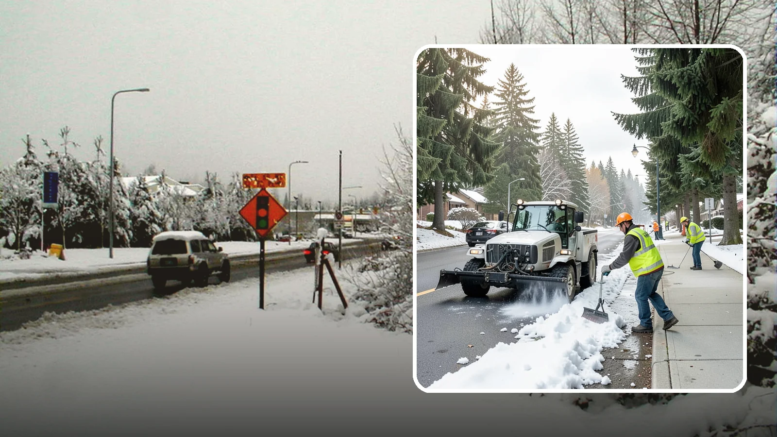 Sidewalk Snow Removal in Newcastle, King County, WA - Clear public sidewalks, walkways, and pedestrian corridors of snow to maintain safe, ADA-compliant access.