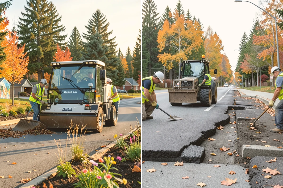 Sidewalk Snow Removal in Newcastle, King County, WA - Inventory walkways, ramps, and pads with accessibility priorities