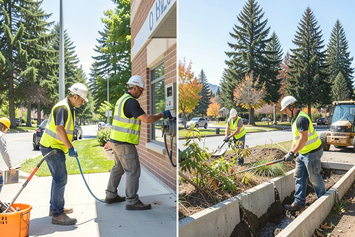 Sidewalk Snow Removal in Oak Harbor, Island County, WA - Inventory walkways, ramps, and pads with accessibility priorities