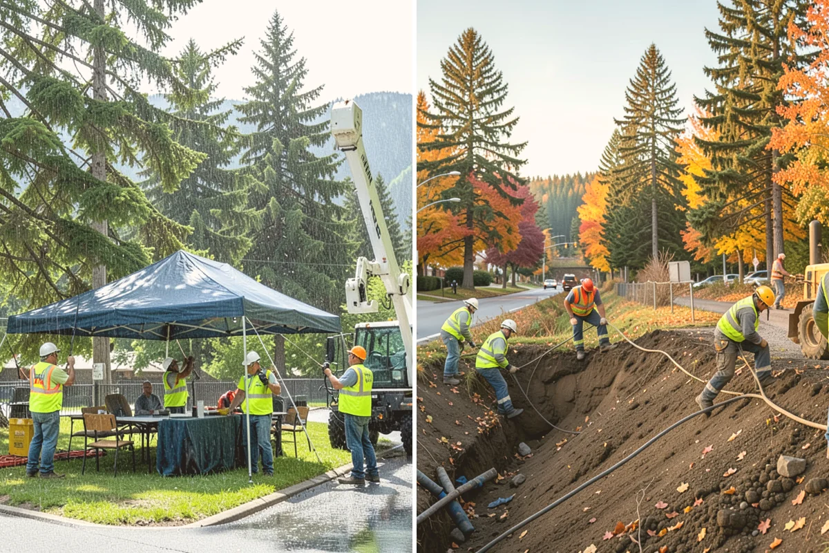 Sidewalk Snow Removal in Orting, Pierce County, WA - Inventory walkways, ramps, and pads with accessibility priorities