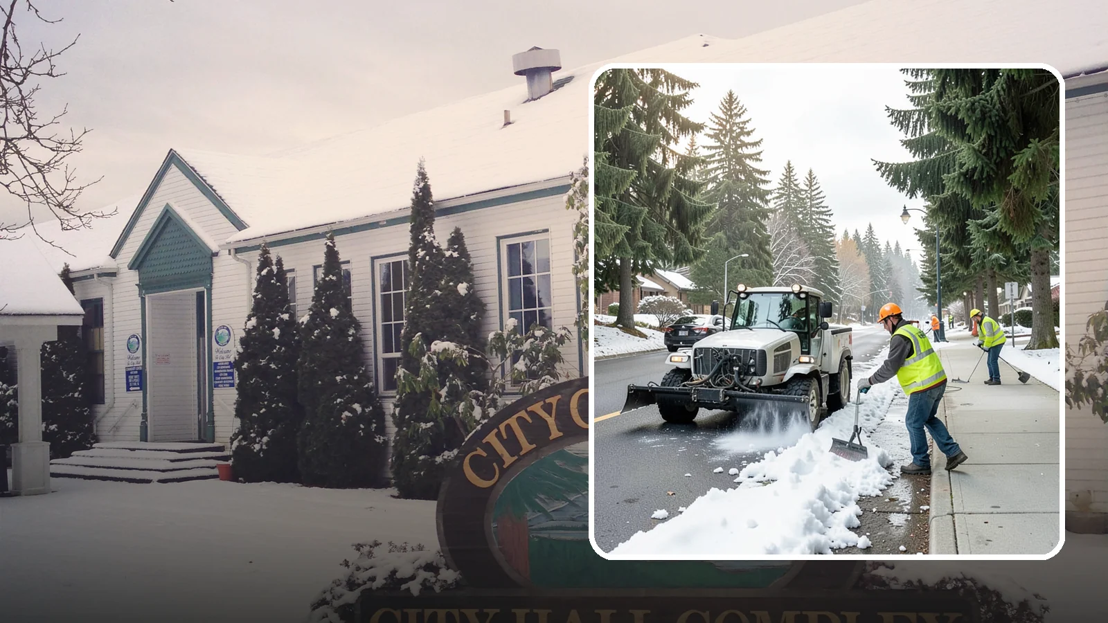 Sidewalk Snow Removal in Pacific, King County, WA - Clear public sidewalks, walkways, and pedestrian corridors of snow to maintain safe, ADA-compliant access.