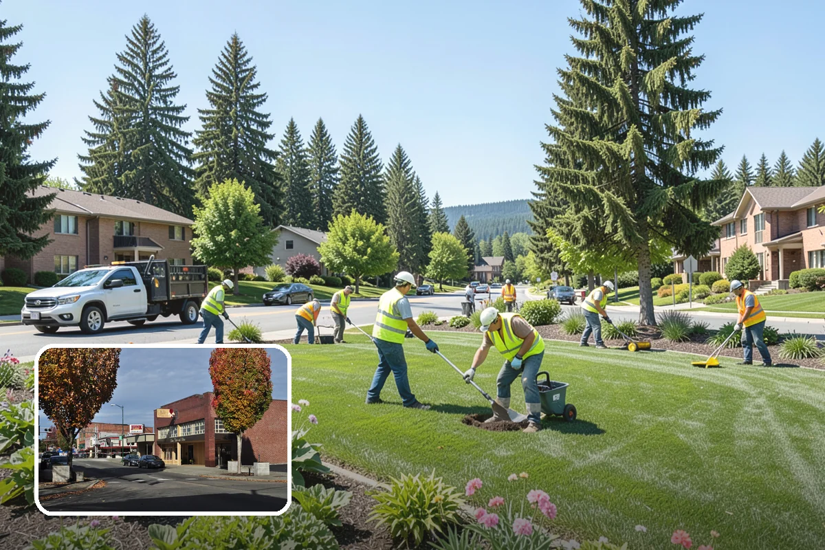 Sidewalk Snow Removal in Puyallup, Pierce County, WA - Maintains ADA-accessible width at ramps and crossings