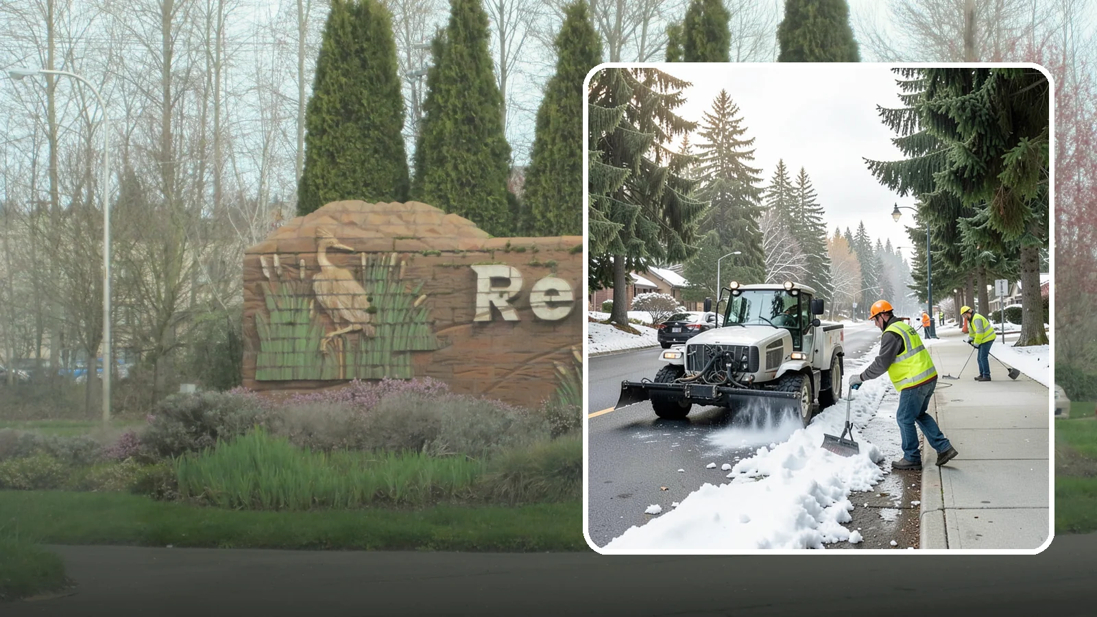 Sidewalk Snow Removal in Renton, King County, WA - Clear public sidewalks, walkways, and pedestrian corridors of snow to maintain safe, ADA-compliant access.