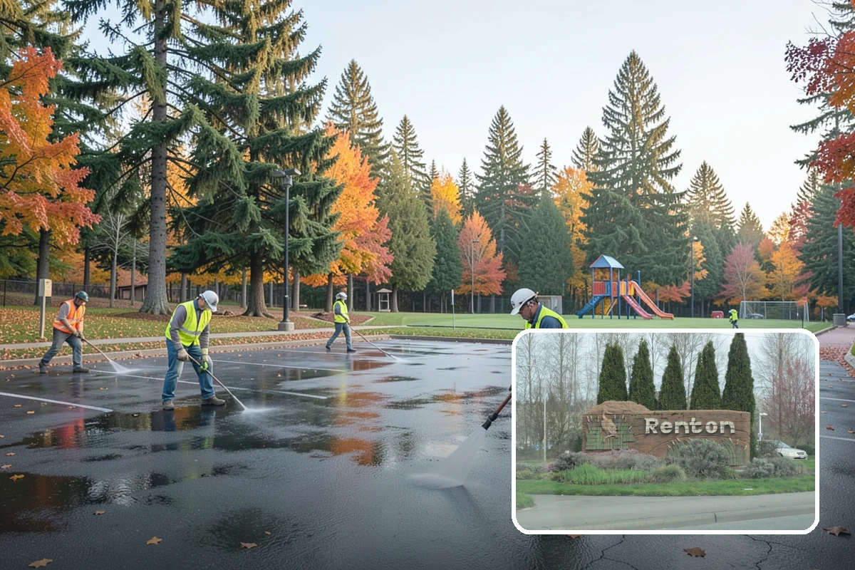 Sidewalk Snow Removal in Renton, King County, WA - Maintains ADA-accessible width at ramps and crossings