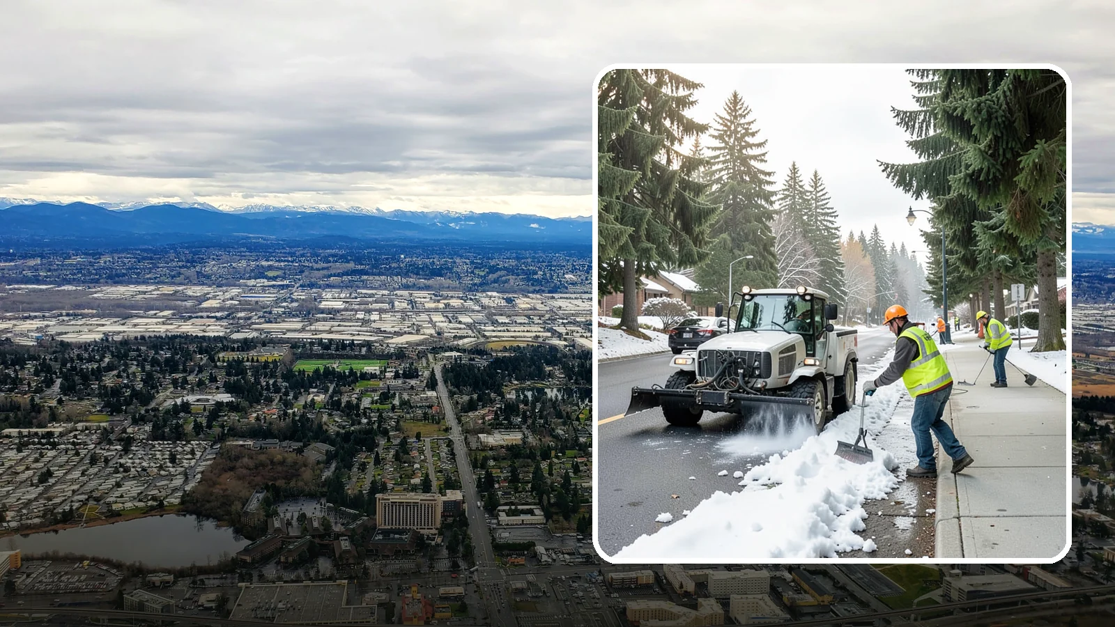 Sidewalk Snow Removal in SeaTac, King County, WA - Clear public sidewalks, walkways, and pedestrian corridors of snow to maintain safe, ADA-compliant access.