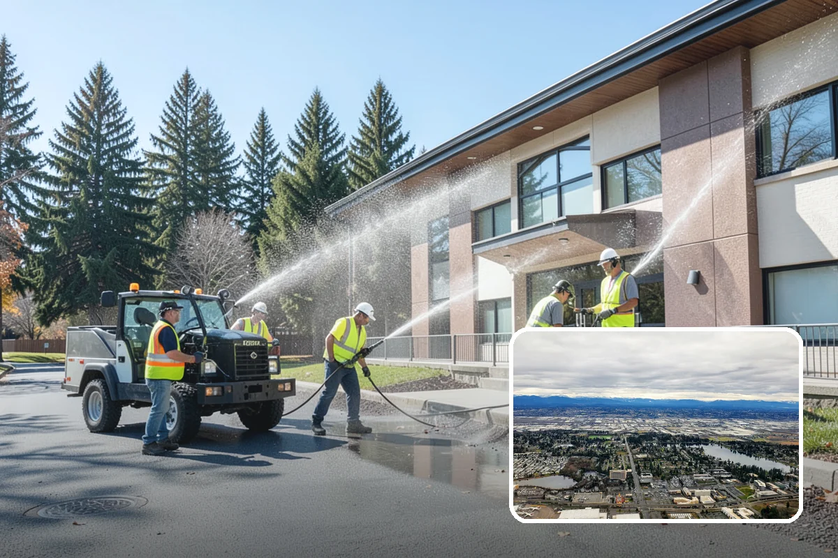 Sidewalk Snow Removal in SeaTac, King County, WA - Maintains ADA-accessible width at ramps and crossings