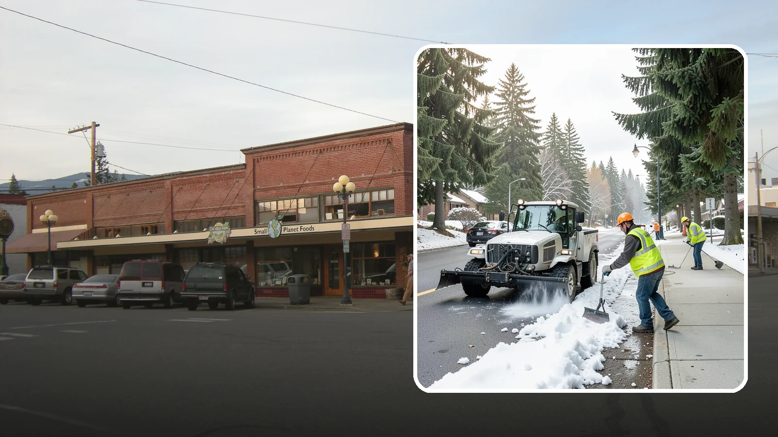 Sidewalk Snow Removal in Sedro-Woolley, Skagit County, WA - Clear public sidewalks, walkways, and pedestrian corridors of snow to maintain safe, ADA-compliant access.
