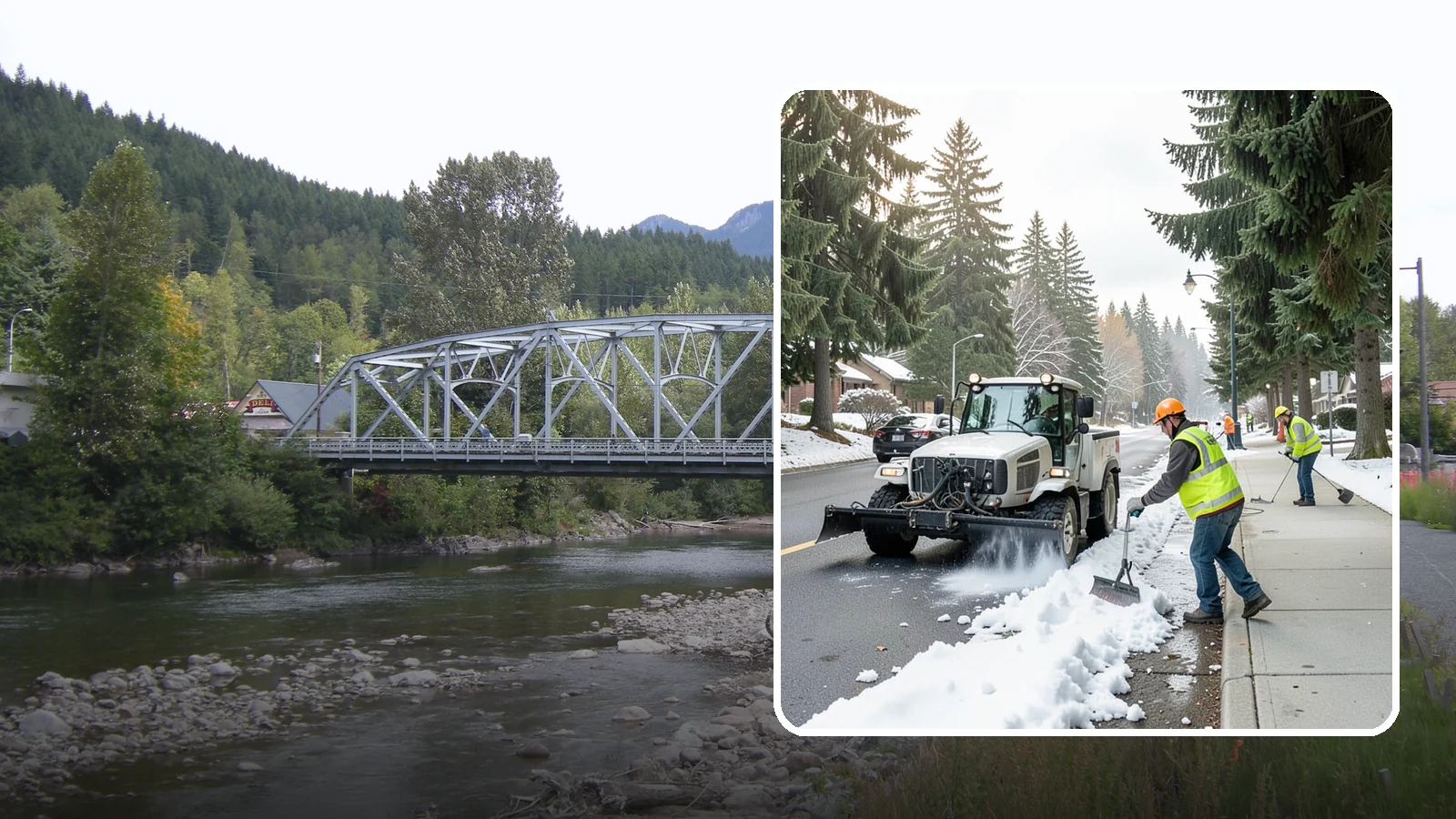 Sidewalk Snow Removal in Skykomish, King County, WA - Clear public sidewalks, walkways, and pedestrian corridors of snow to maintain safe, ADA-compliant access.