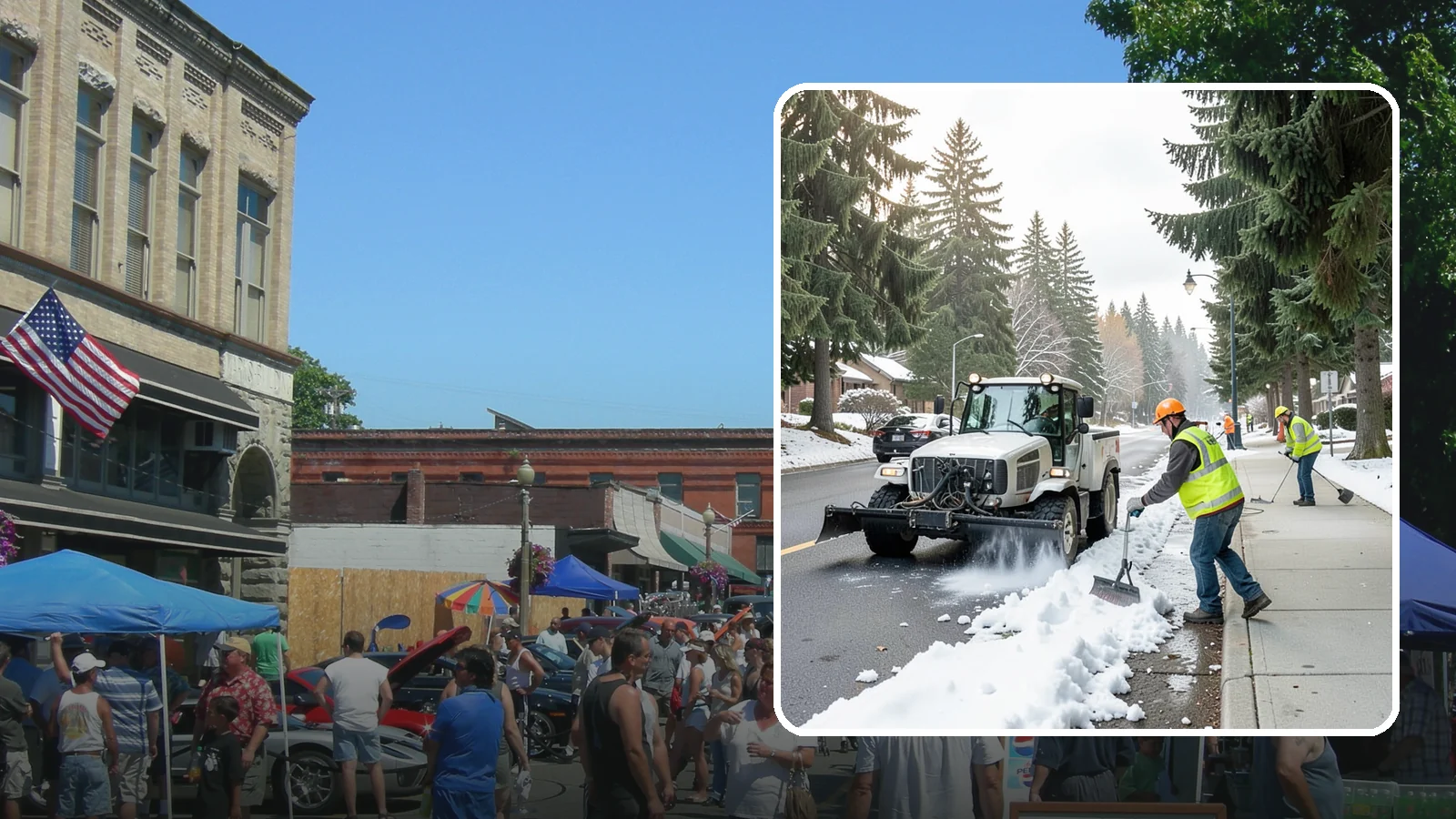 Sidewalk Snow Removal in Snohomish, Snohomish County, WA - Clear public sidewalks, walkways, and pedestrian corridors of snow to maintain safe, ADA-compliant access.
