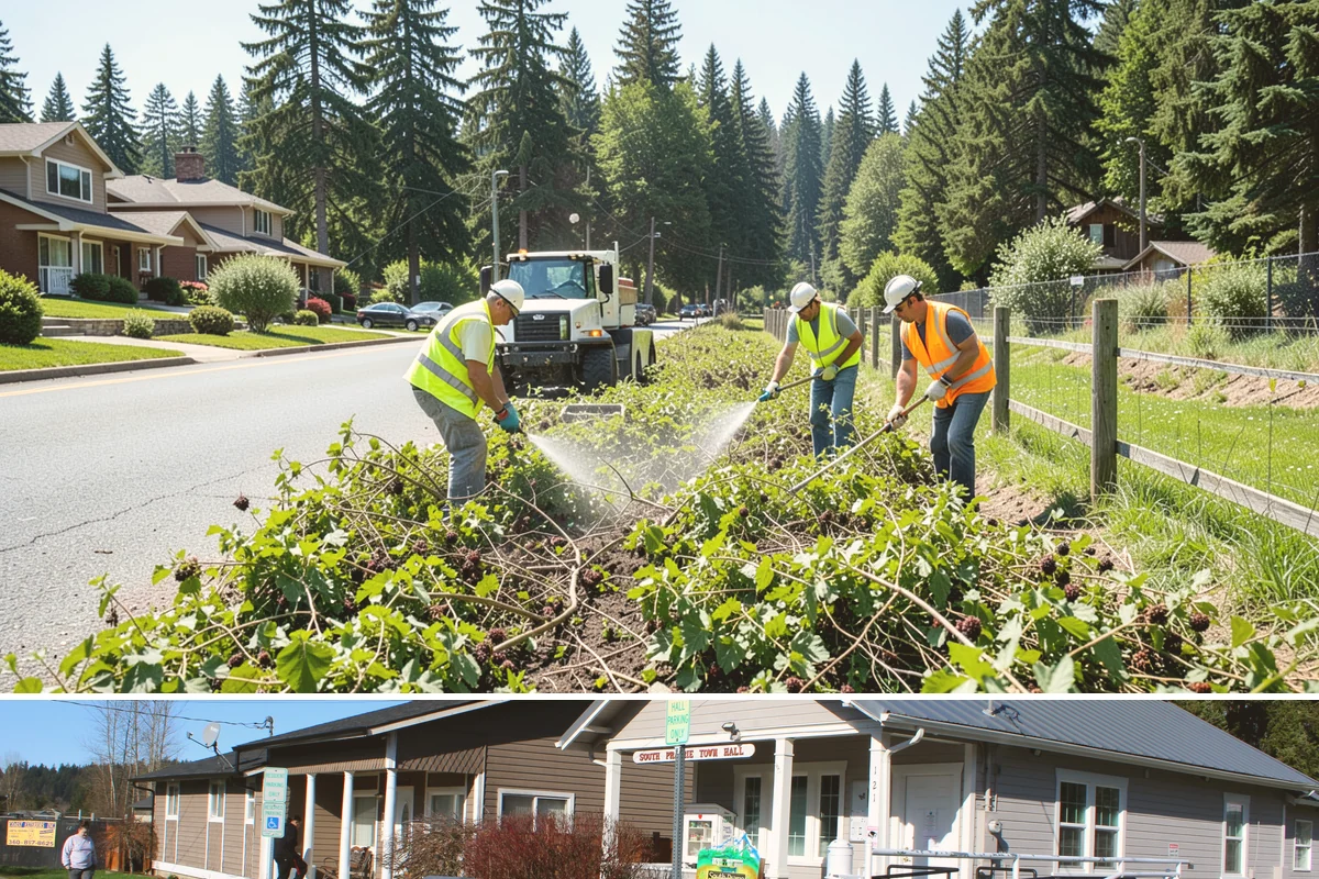 Sidewalk Snow Removal in South Prairie, Pierce County, WA - Sidewalk clearing is a winter service active from late fall through early spring, mobilized alongside each snow and freezing...
