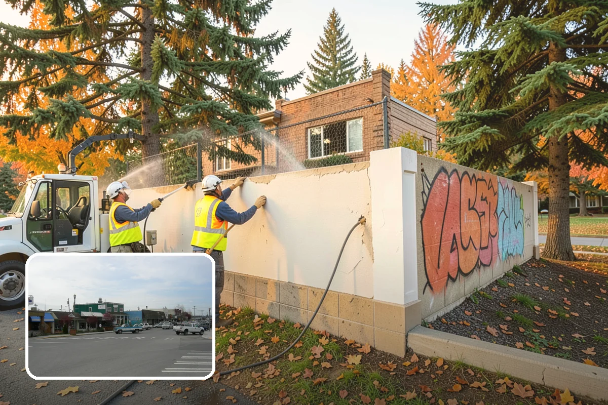 Sidewalk Snow Removal in Stanwood, Snohomish County, WA - Maintains ADA-accessible width at ramps and crossings