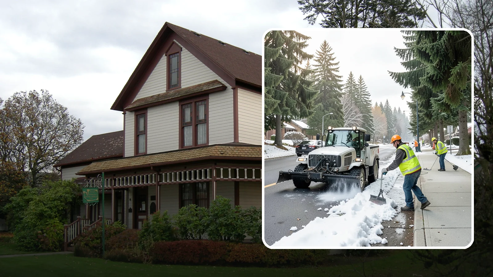 Sidewalk Snow Removal in Sumner, Pierce County, WA - Clear public sidewalks, walkways, and pedestrian corridors of snow to maintain safe, ADA-compliant access.