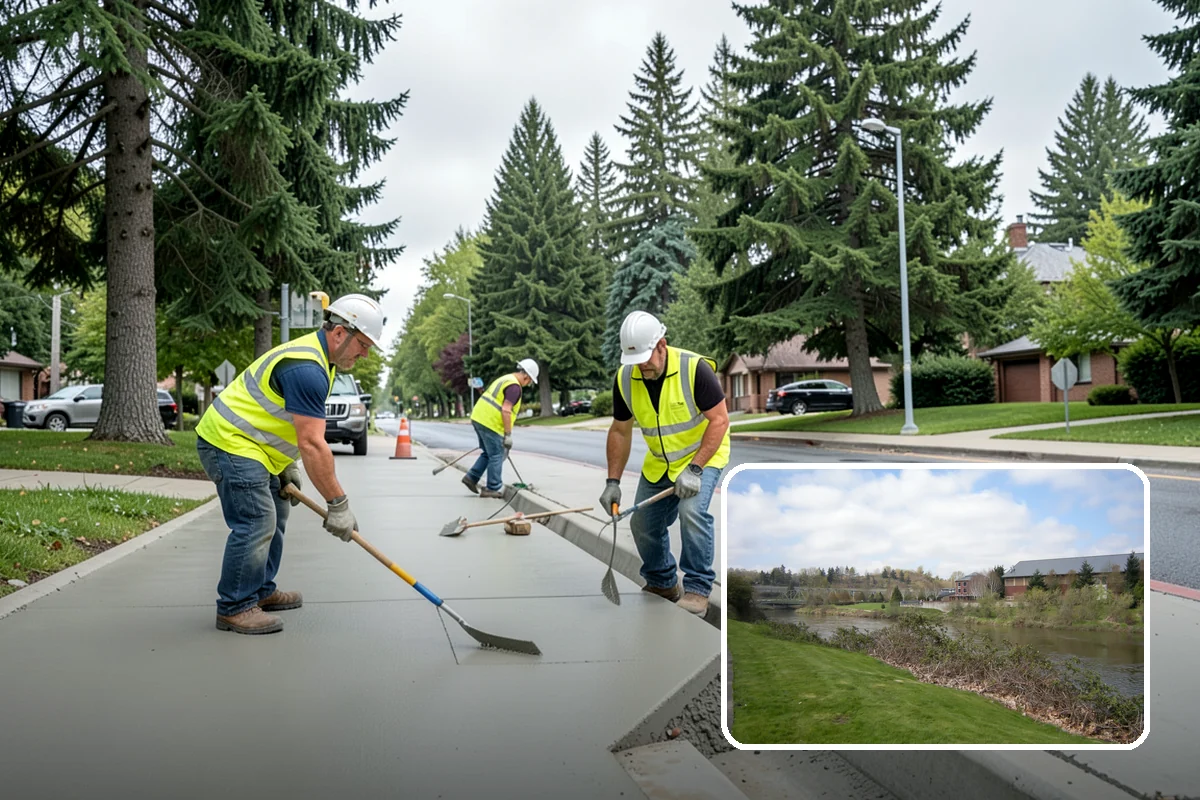 Sidewalk Snow Removal in Tukwila, King County, WA - Maintains ADA-accessible width at ramps and crossings