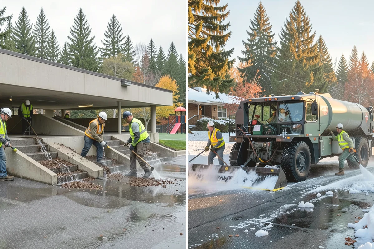 Sidewalk Snow Removal in Tukwila, King County, WA - Inventory walkways, ramps, and pads with accessibility priorities