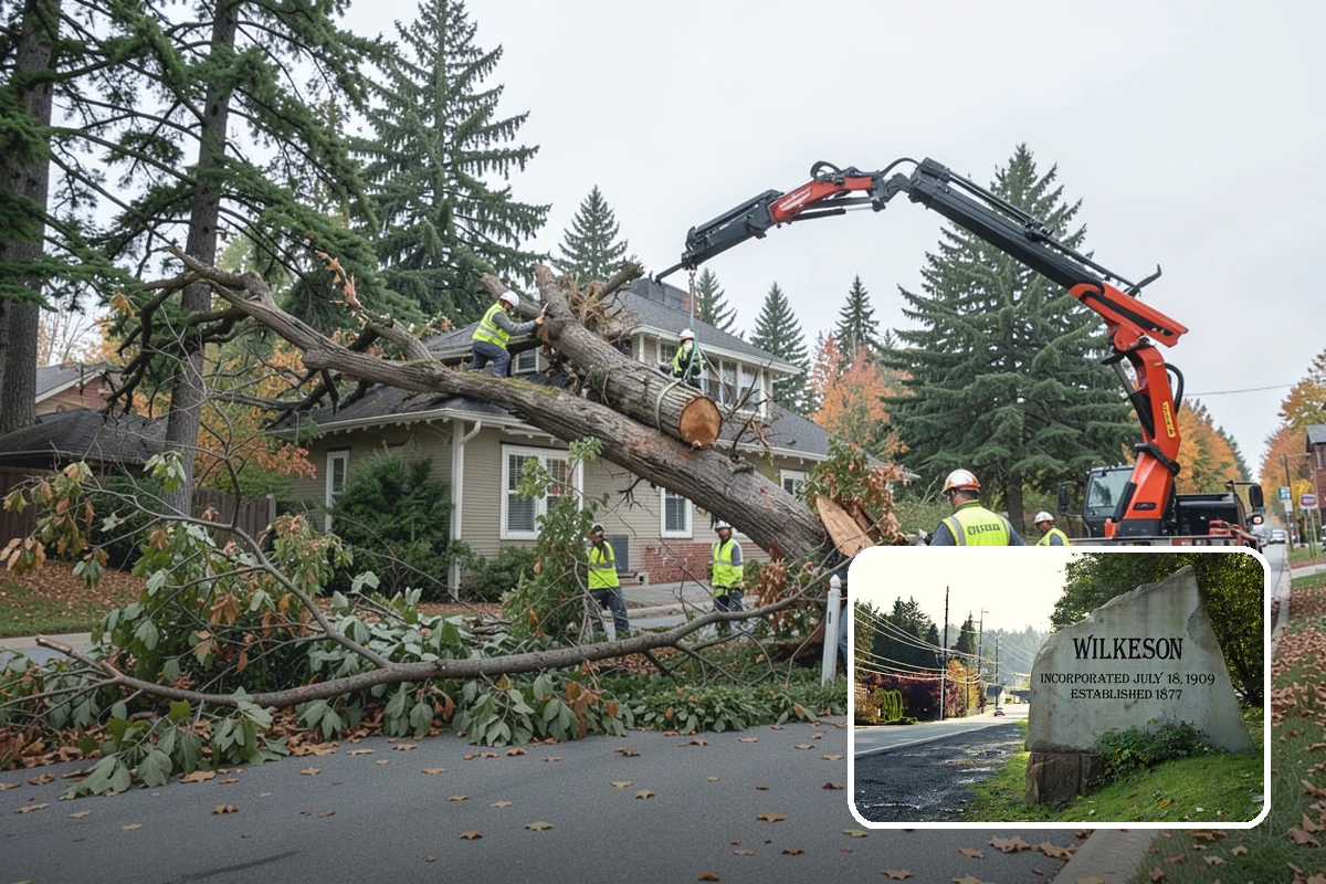 Sidewalk Snow Removal in Wilkeson, Pierce County, WA - Maintains ADA-accessible width at ramps and crossings