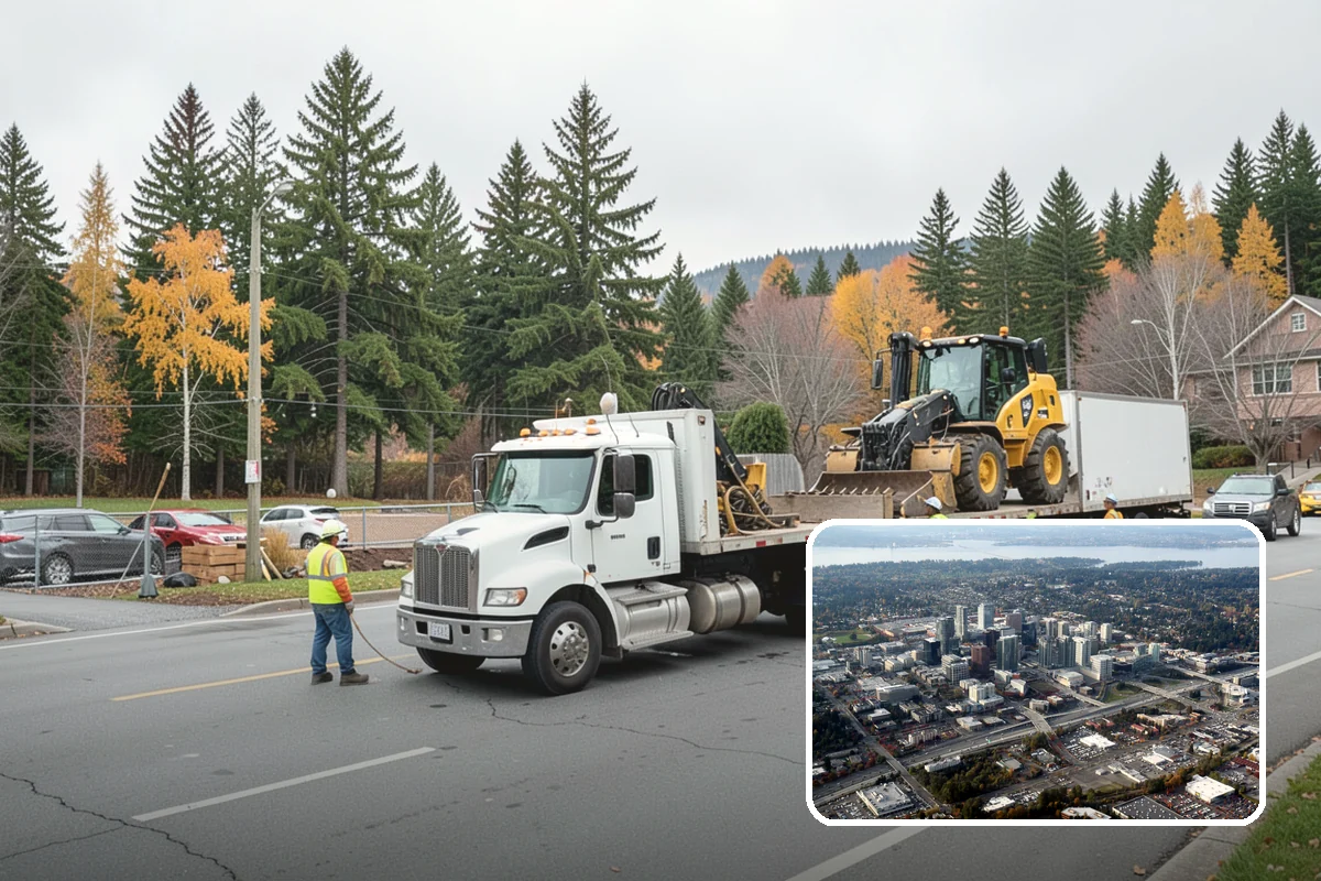 Sidewalk Sweeping in Bellevue, King County, WA - Compact equipment for tight spaces
