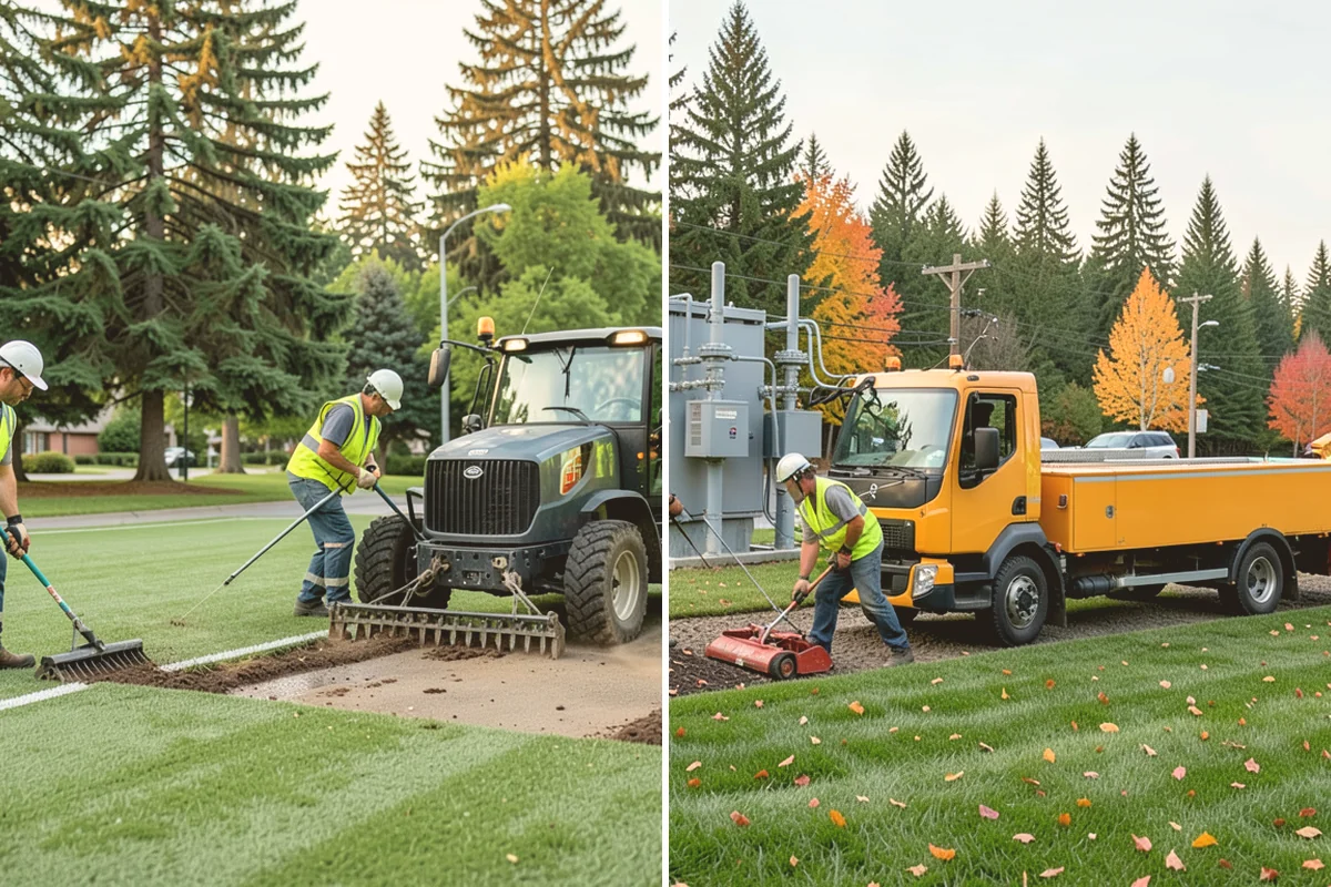 Sidewalk Sweeping in Brier, Snohomish County, WA - Map sidewalk and plaza routes