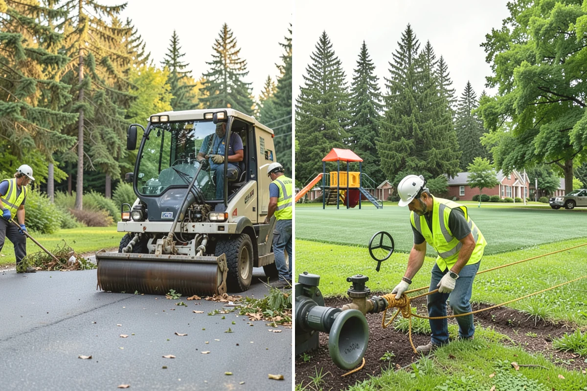 Sidewalk Sweeping in Carnation, King County, WA - Map sidewalk and plaza routes