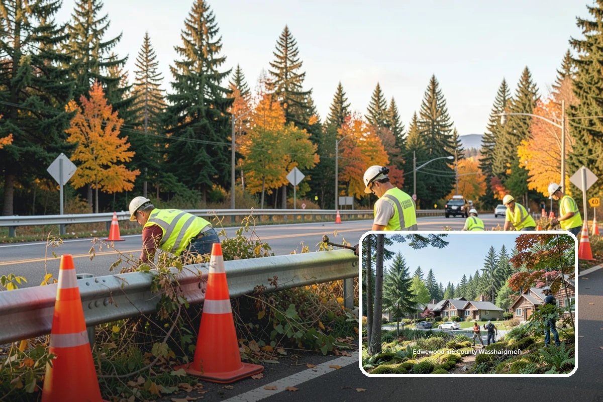 Sidewalk Sweeping in Edgewood, Pierce County, WA - Compact equipment for tight spaces