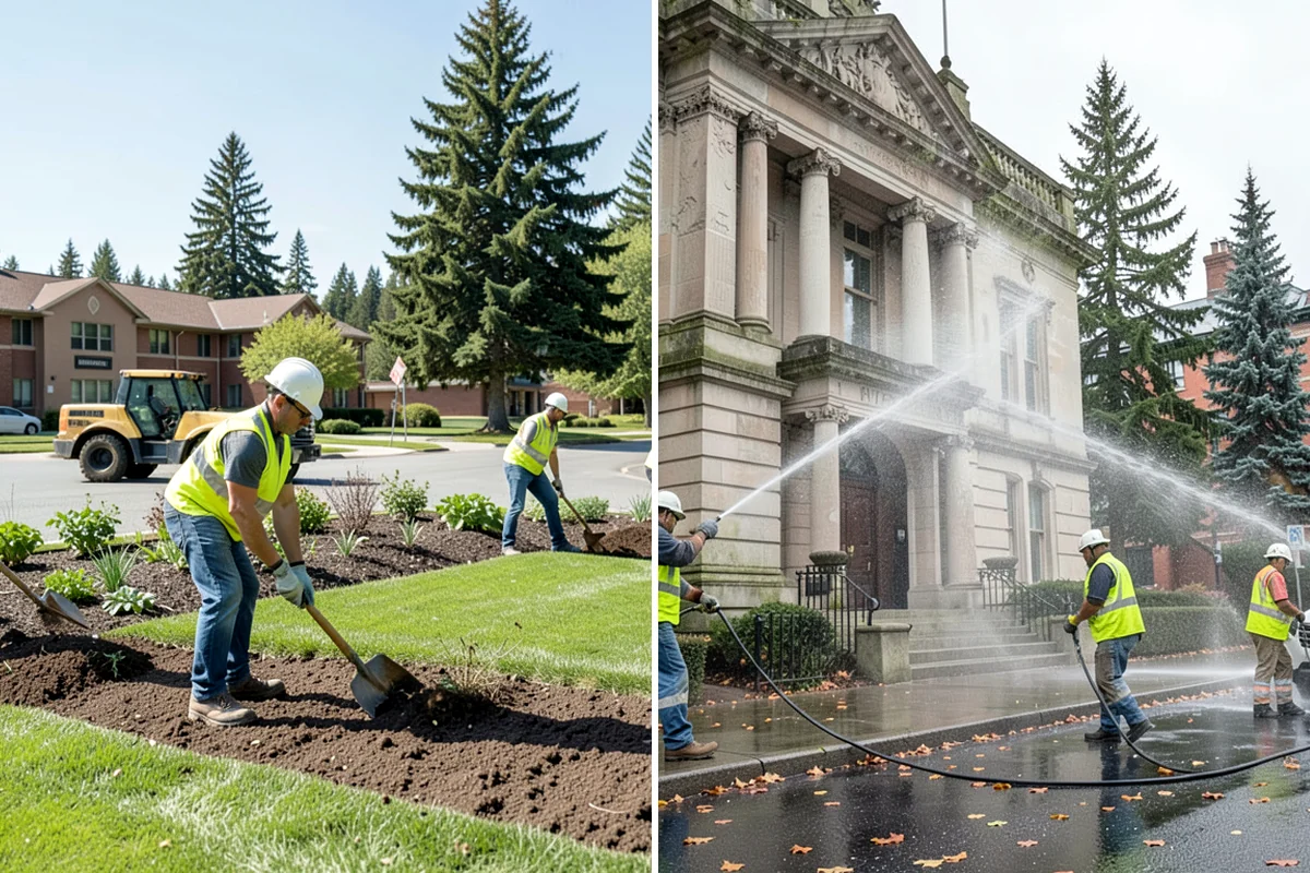 Sidewalk Sweeping in Federal Way, King County, WA - Map sidewalk and plaza routes