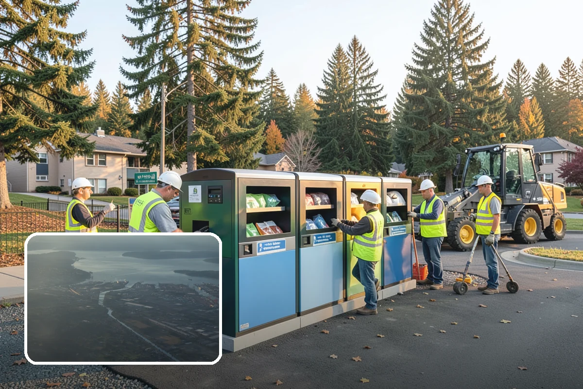 Sidewalk Sweeping in Fife, Pierce County, WA - Compact equipment for tight spaces