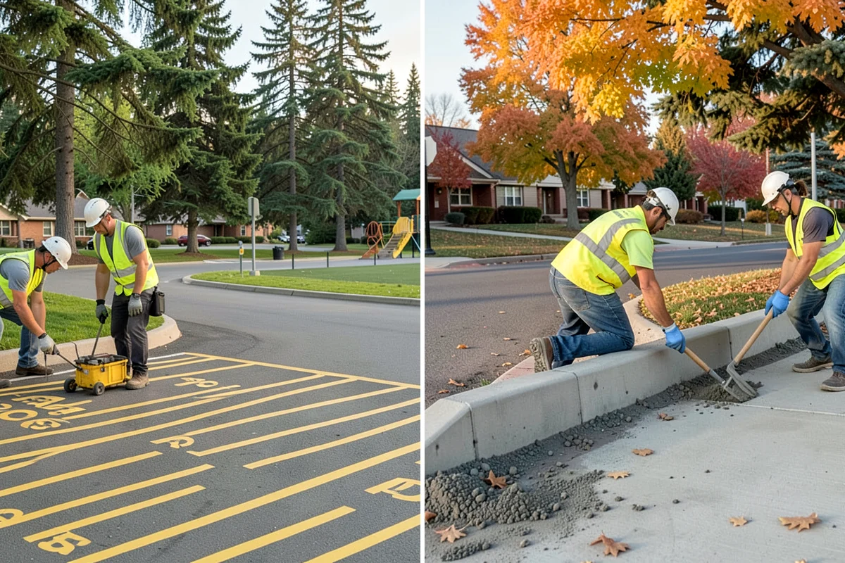 Sidewalk Sweeping in Lakewood, Pierce County, WA - Map sidewalk and plaza routes