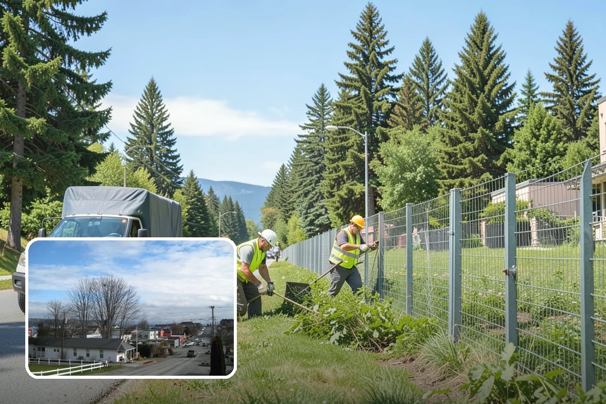 Sidewalk Sweeping in Langley, Island County, WA - Compact equipment for tight spaces