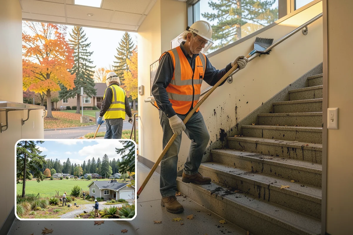Sidewalk Sweeping in Lyman, Skagit County, WA - Compact equipment for tight spaces