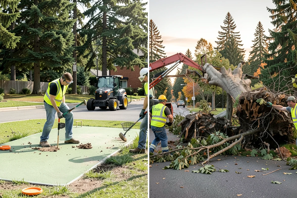 Sidewalk Sweeping in Maple Valley, King County, WA - Map sidewalk and plaza routes