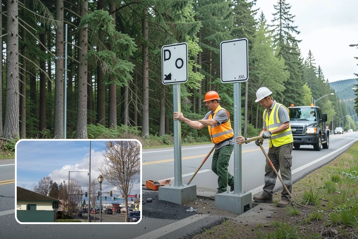 Sidewalk Sweeping in Marysville, Snohomish County, WA - Compact equipment for tight spaces