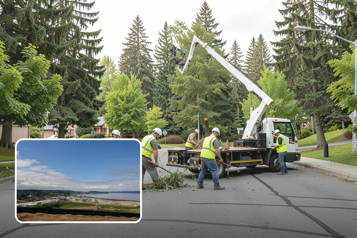 Sidewalk Sweeping in University Place, Pierce County, WA - Compact equipment for tight spaces