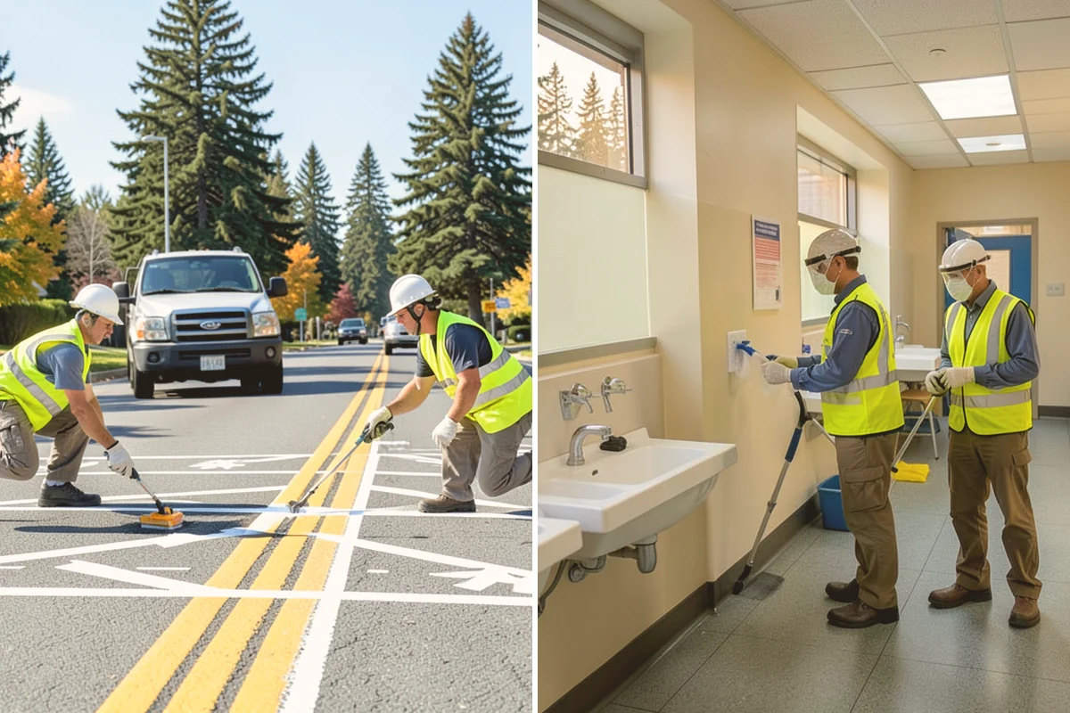 Sign Graffiti Removal in Algona, King County, WA - Identify tagged signs from reports or field patrol