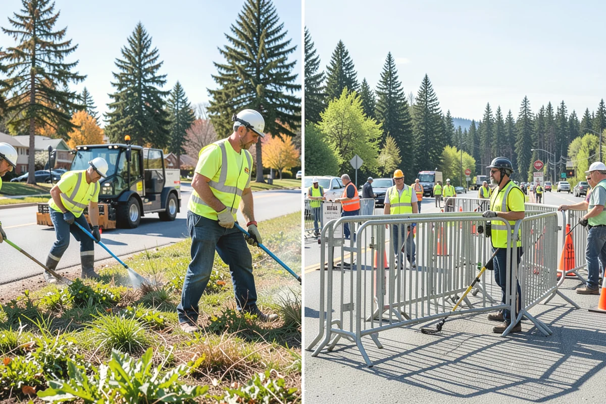 Sign Graffiti Removal in Black Diamond, King County, WA - Identify tagged signs from reports or field patrol