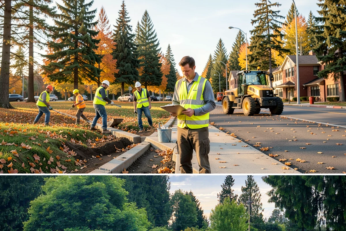 Sign Graffiti Removal in Bonney Lake, Pierce County, WA - Removal continues throughout the year, with traffic-control setups planned around daylight and lower-volume traffic periods.