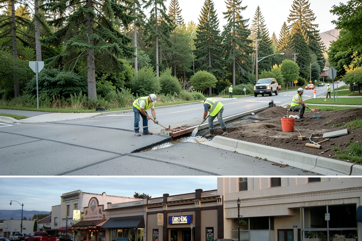 Sign Graffiti Removal in Burlington, Skagit County, WA - Removal continues throughout the year, with traffic-control setups planned around daylight and lower-volume traffic periods.