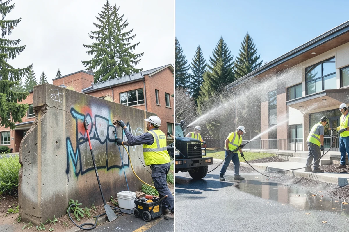 Sign Graffiti Removal in Coupeville, Island County, WA - Identify tagged signs from reports or field patrol