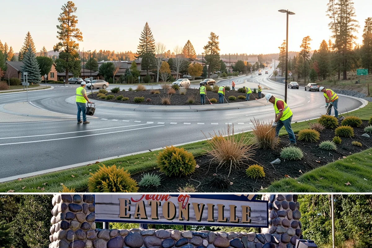 Sign Graffiti Removal in Eatonville, Pierce County, WA - Removal continues throughout the year, with traffic-control setups planned around daylight and lower-volume traffic periods.